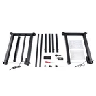 4 Leg Standing Desk Frame  Desk Frame  Dual Motor Adjustable Desk Rack Frame