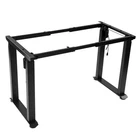 4 Leg Standing Desk Frame  Desk Frame  Dual Motor Adjustable Desk Rack Frame