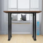 4 Leg Standing Desk Frame  Desk Frame  Dual Motor Adjustable Desk Rack Frame
