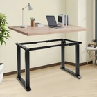 4 Leg Standing Desk Frame  Desk Frame  Dual Motor Adjustable Desk Rack Frame