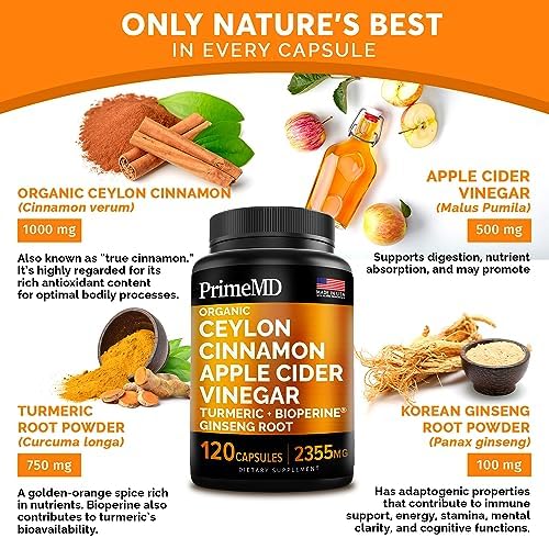 4 in 1 Liquid Biotin Collagen Keratin Saw Palmetto Drops  2 fl oz   1 Pack  & 5 in 1 Ceylon Cinnamon w Turmeric & Ginseng Root  120ct  Bundle   Hair  Skin  Nails  & Immune Support Supplement