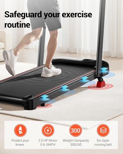 4 in 1 Walking Pad with 15  Incline  Portable Under Desk Treadmill  Foldable Treadmills for Home and Office  2 5 HP Quiet Walking Pad Treadmill with 300 LBS Capacity