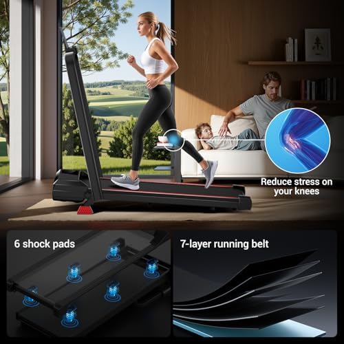 4 in 1 Walking Pad with 15  Incline  Portable Under Desk Treadmill  Foldable Treadmills for Home and Office  2 5 HP Quiet Walking Pad Treadmill with 300 LBS Capacity