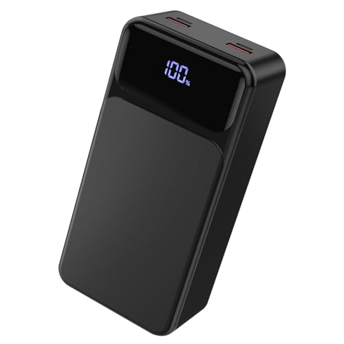 50000mah Power Bank 22 5W Fast Charging Portable Charger USB C with 4 Outputs & 2 Inputs LED Display Huge Capacity External Battery Pack for iPhone  Samsung  iPad etc