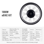 500W/1000W/1500W E Bike Conversion Kits Electric Bicycle Front/Rear Wheel Motor
