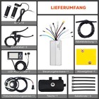 500W/1000W/1500W E Bike Conversion Kits Electric Bicycle Front/Rear Wheel Motor