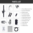 500W/1000W/1500W Electric Bicycle Front/Rear Wheel E Bike Motor Conversion Kit