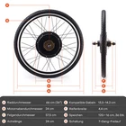500W/1000W/1500W Electric Bicycle Front/Rear Wheel E Bike Motor Conversion Kit