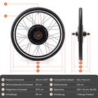 500W/1000W/1500W Electric Bicycle Front/Rear Wheel E Bike Motor Conversion Kit