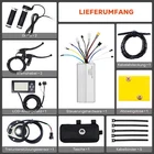 500W/1000W/1500W Electric Bicycle Front/Rear Wheel E Bike Motor Conversion Kit