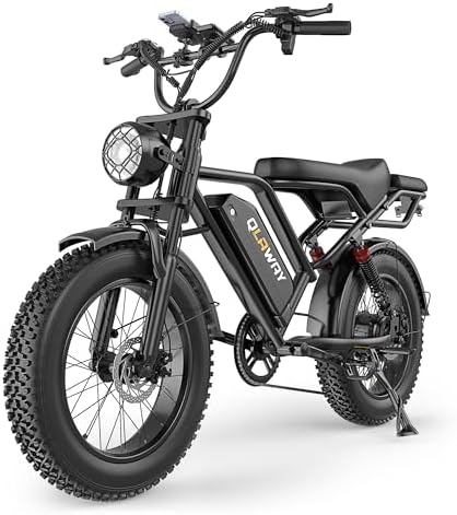 500W/750W Fat Tire Electric Dirt Bike for Adults  48V 13 5AH/18AH Removable Battery 16/20 Electric Motorcycle Ebikes with 31MPH Top Speed  40 70 Miles Range  Full Suspension