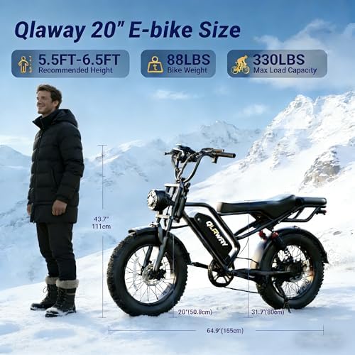 500W/750W Fat Tire Electric Dirt Bike for Adults  48V 13 5AH/18AH Removable Battery 16/20 Electric Motorcycle Ebikes with 31MPH Top Speed  40 70 Miles Range  Full Suspension