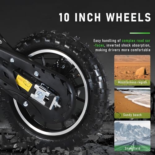 50cc 2 Stroke Pro Level Kids Dirt Bike   330LBS Heavy Duty Gas Motorcycle w/Hydraulic Disc Brakes & Suspension   25MPH Off Road Beast   CPC Motocross Bike with 3X Durable Alloy Frame