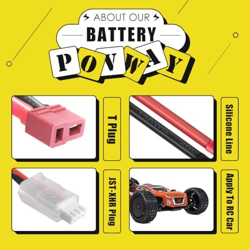 5500mAh 2S Lipo Battery 7 4V Lipo Battery 50C RC lipo Hard Case with T Plug for RC Car RC Trucks RC Vehicles Boats Lorry Truggy Buggy  2S 5500mAh T   1Pack