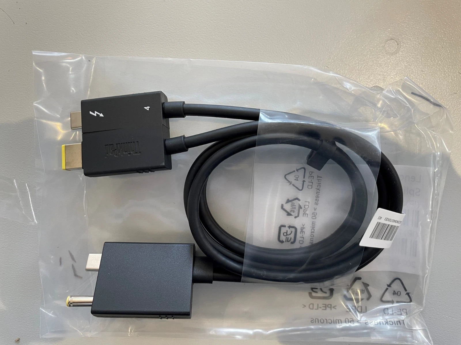 5C11B64632 NEW Lenovo Thinkpad Thunderbolt 4 Dock Workstation Split Cable