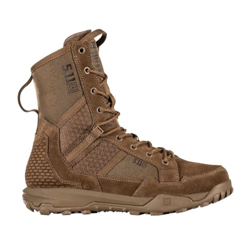TALLA 10.5 5 11 Tactical Men s A/T All Terrain 8 inch Military Style Boots for Snow  Hiking  Work   Non Zip  Water Resistant  Style 12422