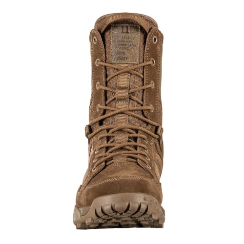 TALLA 10.5 5 11 Tactical Men s A/T All Terrain 8 inch Military Style Boots for Snow  Hiking  Work   Non Zip  Water Resistant  Style 12422