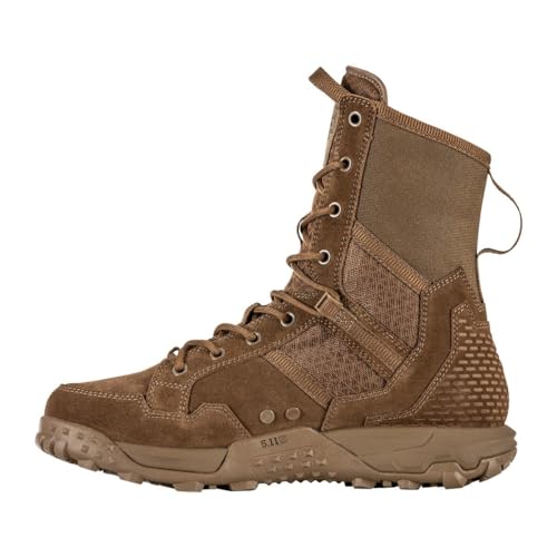 TALLA 10.5 5 11 Tactical Men s A/T All Terrain 8 inch Military Style Boots for Snow  Hiking  Work   Non Zip  Water Resistant  Style 12422