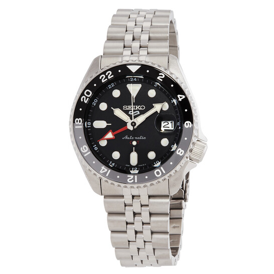 5 Sports Automatic Black Dial Men s Watch