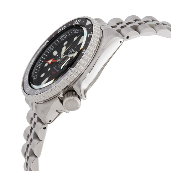 5 Sports Automatic Black Dial Men s Watch