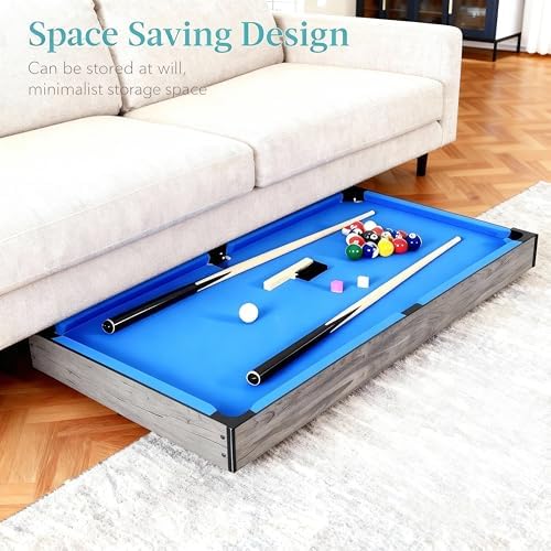 5in1 Multi fuction Games Table Folding Multi Game Combination Table Set with Ping Pong  Pool Billiards  Air Hockey  Bowling  and Shuffleboard for Indoor  Outdoor
