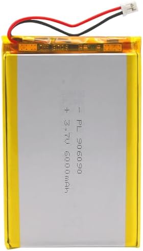 606090 3 7V Lipo Battery 4000mAh 606090 Rechargeable Lithium Polymer Battery Pack with JST PH2 0mm Connector for Electronic Device