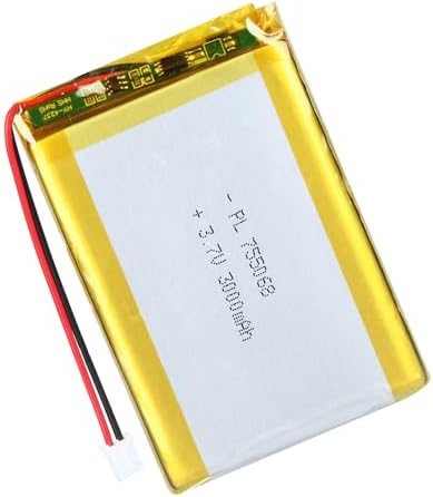 606090 3 7V Lipo Battery 4000mAh 606090 Rechargeable Lithium Polymer Battery Pack with JST PH2 0mm Connector for Electronic Device