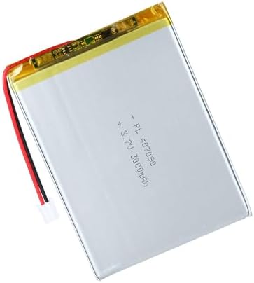 606090 3 7V Lipo Battery 4000mAh 606090 Rechargeable Lithium Polymer Battery Pack with JST PH2 0mm Connector for Electronic Device