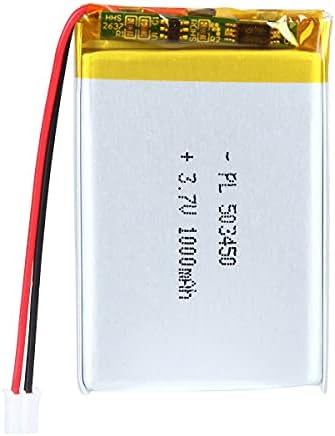 606090 3 7V Lipo Battery 4000mAh 606090 Rechargeable Lithium Polymer Battery Pack with JST PH2 0mm Connector for Electronic Device