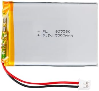 606090 3 7V Lipo Battery 4000mAh 606090 Rechargeable Lithium Polymer Battery Pack with JST PH2 0mm Connector for Electronic Device
