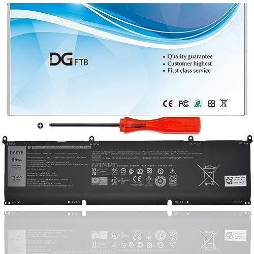 69KF2 86Wh Laptop Battery for Dell G7 15 7500 G15 5510 5511 5515 5520 5521 XPS 15 9500 9510 9520 Precision 5550 5560 5570 for Alienware M15 R3 R4 M17 R3 R4 Series 7510 7610 P87F P91F 11 4V 7167mAh
