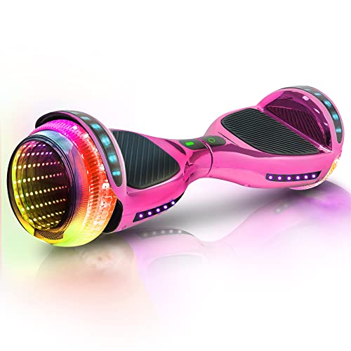 6 5  Self Balancing Scooters for Kids Ages 6 12  Bluetooth Hoover Board with Tunnel Light Style Wheels & Non Slip Footpads  UL2272 Safety Certified