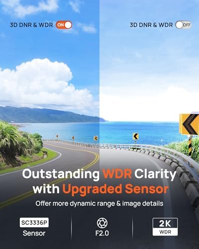 70mai Dash Cam M310  Dash Camera for Cars 1296P QHD  Smart Dash Cam Front Built in WiFi  130  Wide Angle FOV  WDR  Night Vision  iOS/Android Mobile App  Loop Recording  Parking Monitor  Time Lapse