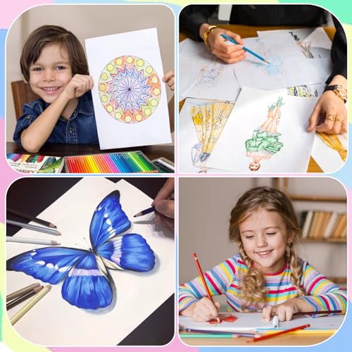 72 Count Colored Pencils for Adult Coloring Books  Soft Core Drawing Sketching Blending Shading Pencils  Color Pencils Set Gift for Beginners Artists