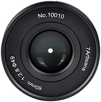 7artisans 60mm F2 8 Mark II Macro Manual Focus Camera Lens APS C Mirrorless Camera Lens for Sony E Mount Cameras Like A7 A7II A7RII A7S A7SII A6300 A6000 A5100 EX 3 NEX 3N NEX 3R NEX F3K NEX 5 NEX 5N