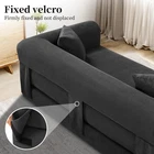 80" Queen Convertible Sofa Bed  No Assembly Modern Boneless Couch Sofa in Box