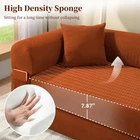 80" Queen Convertible Sofa Bed  No Assembly Modern Boneless Couch Sofa in Box