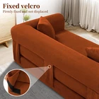 80" Queen Convertible Sofa Bed  No Assembly Modern Boneless Couch Sofa in Box