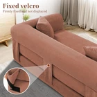 80" Queen Convertible Sofa Bed  No Assembly Modern Boneless Couch Sofa in Box