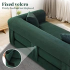 80" Queen Convertible Sofa Bed  No Assembly Modern Boneless Couch Sofa in Box