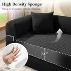 80" Queen Convertible Sofa Bed  No Assembly Modern Boneless Couch Sofa in Box