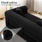 80" Queen Convertible Sofa Bed  No Assembly Modern Boneless Couch Sofa in Box