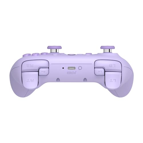 8BitDo Ultimate 2C Wireless Controller for Windows PC and Android  with 1000 Hz Polling Rate  Hall Effect Joysticks and Triggers  and Remappable L4/R4 Bumpers  Purple 
