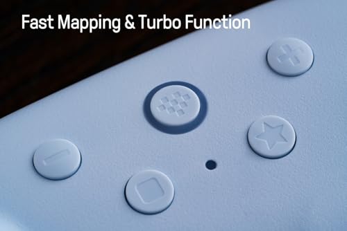 8Bitdo Ultimate 2C Hall Effect Joysticks Bluetooth Controller with Remappable L4/R4 Bumpers  6 axis Motion Control  Rumble Vibration and Turbo Function for Switch/Switch 2  Blue 