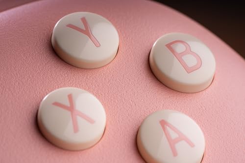 8Bitdo Ultimate 2C Hall Effect Joysticks and Hall Triggers Wireless Controller for Windows PC and Android  with Remappable L4/R4 Bumpers  Turbo function & Rumble vibration  Peach