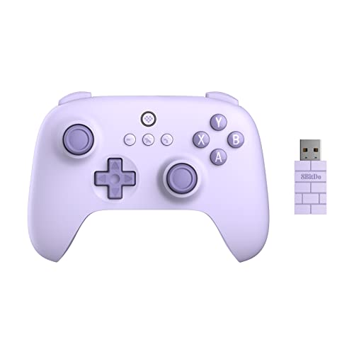 8Bitdo Ultimate 2C Wireless Controller for Windows PC and Android  with 1000 Hz Polling Rate  Hall Effect Joysticks and Triggers  and Remappable L4/R4 Bumpers  Special Edition Blueberry 