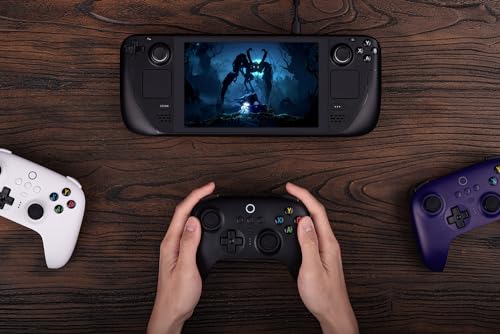 8Bitdo Ultimate 2 4G Wireless Controller  Hall Effect Joystick Update  Gaming Controller with Charging Dock for PC  Android  Steam Deck & Apple  Black