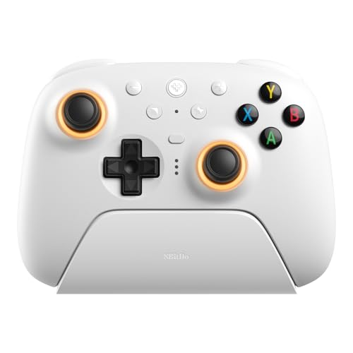 8Bitdo Ultimate 2 4G Wireless Controller  Hall Effect Joystick Update  Gaming Controller with Charging Dock for PC  Android  Steam Deck & Apple  Black