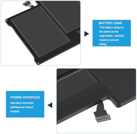 A1405 Laptop Battery for MacBook Air 13 inch A1466  Mid 2012 Mid 2013 Early 2014  Early 2015 2017  A1369  Late 2010  Mid 2011 Version  fits A1496 A1377  EMC  2925  2469  2559  2392  2632  3178