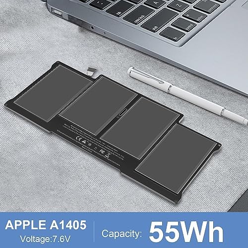 A1405 Laptop Battery for MacBook Air 13 inch A1466  Mid 2012 Mid 2013 Early 2014  Early 2015 2017  A1369  Late 2010  Mid 2011 Version  fits A1496 A1377  EMC  2925  2469  2559  2392  2632  3178